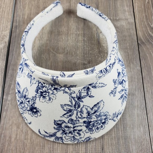 Accessories - WOMEN DENIM VISOR HAT FLORAL